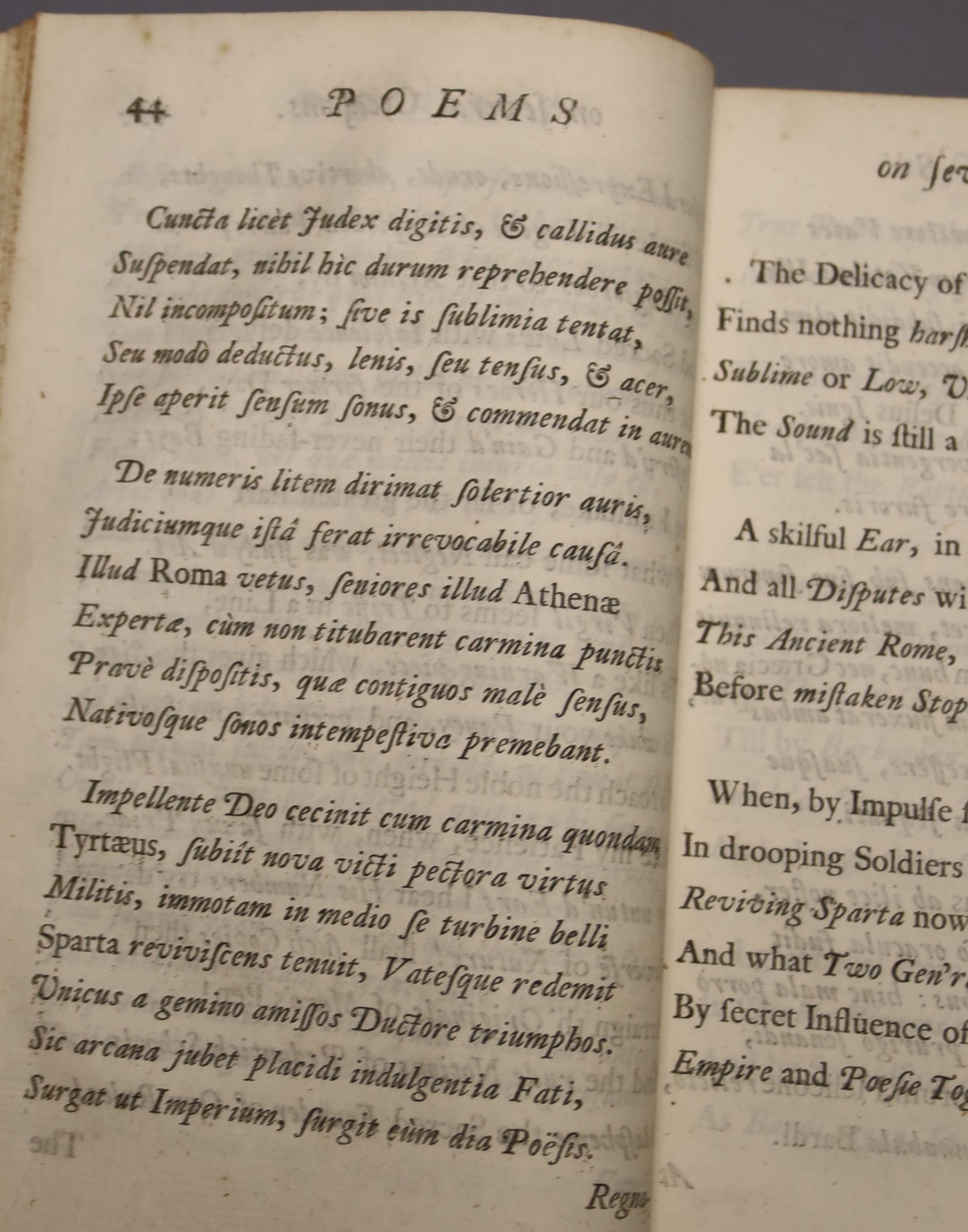 Roscommon, Earl of. – Poems To which is added, An Essay on Poetry …, together with Poems by Mr Richard Duke